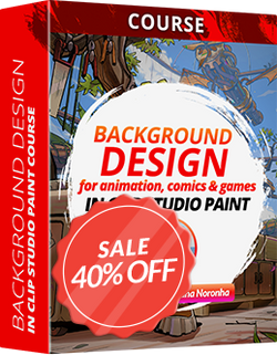 CLIP STUDIO PAINT Background Design for Animation, Comics and Games Course