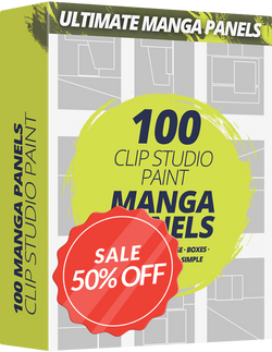 Ultimate Comic & Manga Panel Frames Pack For CLIP STUDIO PAINT - Graphixly